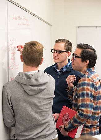 Sister Culbertson's BIO 376 class on Cell and Molecular Biology. Feb 2019