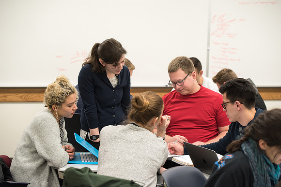 Sister Culbertson's BIO 376 class on Cell and Molecular Biology. Feb 2019