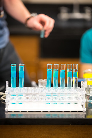 Experimenting in Sean Kelly's BIO 180 class. Feb 2019