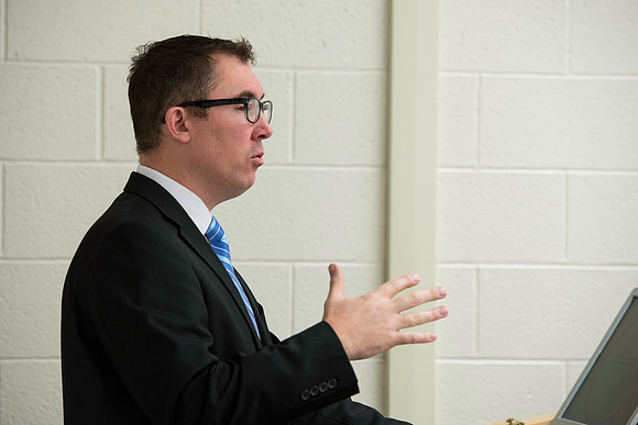 Ted Finch presented "Developing and Utilizing Your Talents".