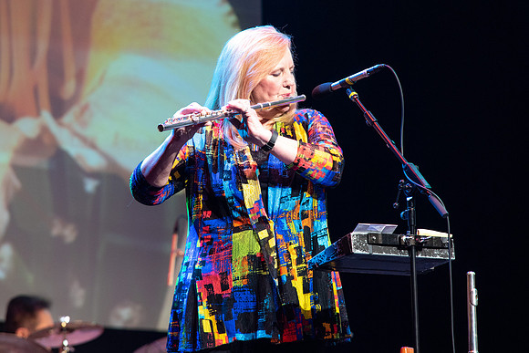 Jim Curry performs songs of John Denver at the Hart Auditorium.