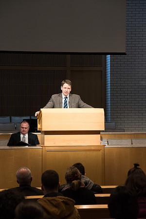 Religious artist, J. Kirk Richards, spoke on Entrepreneurship in the Arts at the University Forum. Feb 2019