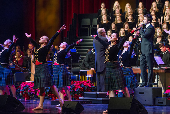 BYU-Idaho students perform in the Christmas Concert featuring Nathan Pacheco