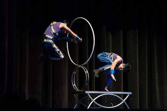 BYU-Idaho Center Stage Golden Dragon Acrobats. Winter Semester