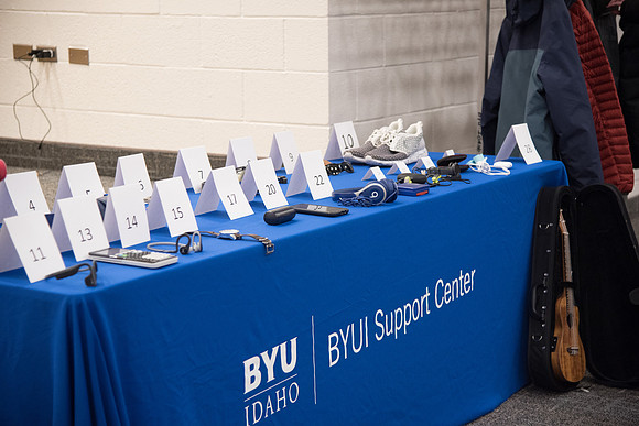 BYU-Idaho Lost & Found Sale. Winter Semester