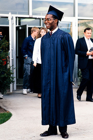 Charles a happy grad