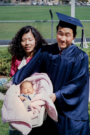 Rick's College graduate and family