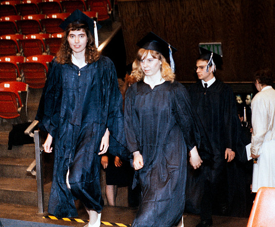 Rick's College graduates entering Hart auditorium