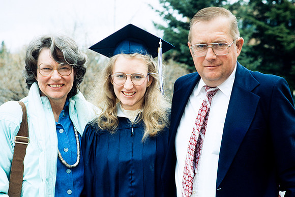 Rick's College graduate and fam