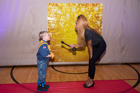 Family ward host a Cub Scout event at the Stake Center.