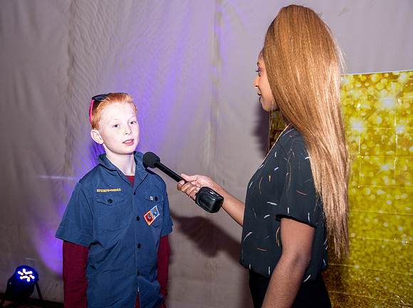 Family ward host a Cub Scout event at the Stake Center.