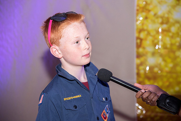 Family ward host a Cub Scout event at the Stake Center.
