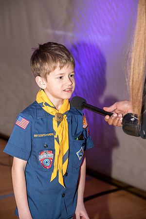 Family ward host a Cub Scout event at the Stake Center.