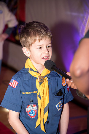 Family ward host a Cub Scout event at the Stake Center.