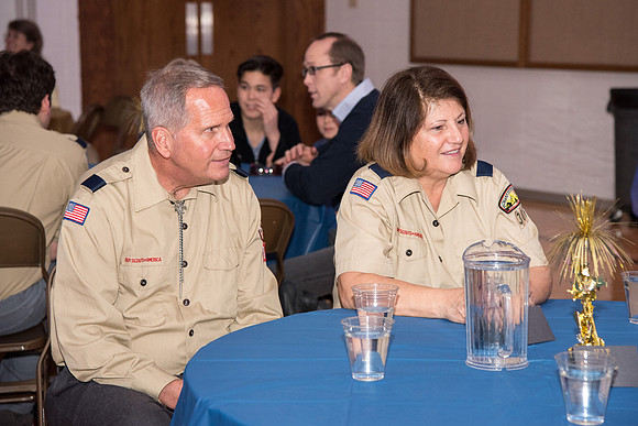 Family ward host a Cub Scout event at the Stake Center.