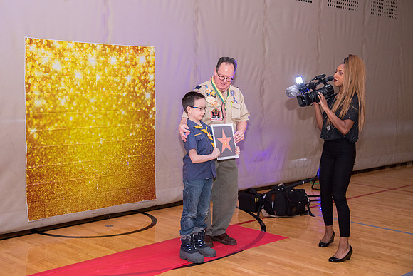 Family ward host a Cub Scout event at the Stake Center.
