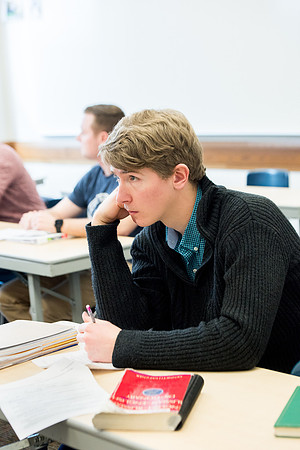 Brother Brian Felt teaches Advanced Russian class.