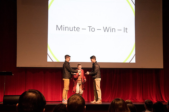 Student Employees attend Evolve Conference at the Kirkham Building.