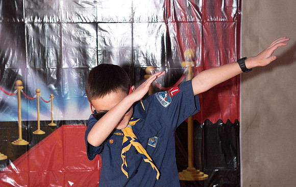Cub Scouts from Pack 306, along with their families, came for a night of awards at the church.