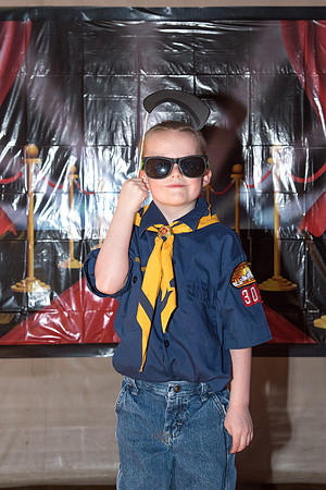 Cub Scouts from Pack 306, along with their families, came for a night of awards at the church.