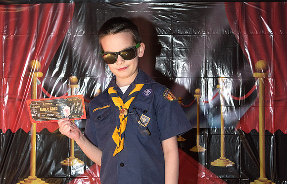 Cub Scouts from Pack 306, along with their families, came for a night of awards at the church.