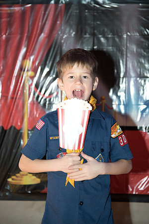 Cub Scouts from Pack 306, along with their families, came for a night of awards at the church.