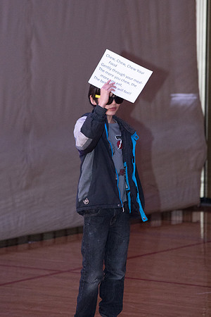 Cub Scouts from Pack 306, along with their families, came for a night of awards at the church.