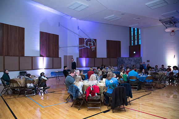 Cub Scouts from Pack 306, along with their families, came for a night of awards at the church.