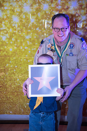 Cub Scouts from Pack 306, along with their families, came for a night of awards at the church.