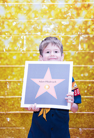 Cub Scouts from Pack 306, along with their families, came for a night of awards at the church.