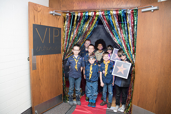 Cub Scouts from Pack 306, along with their families, came for a night of awards at the church.