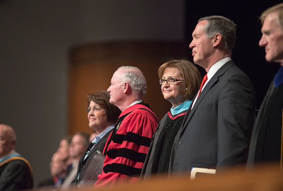 BYU-Idaho December 2013 graduation. Relief Society General President Linda K. Burton addressed the graduates.