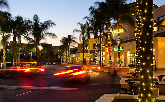 Riverside California at night