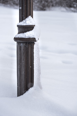 Snowy scenes around campus. Feb 2019