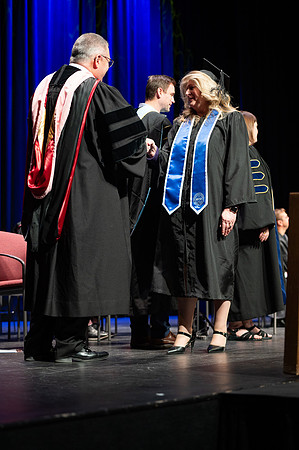 Graduates during convocation for the College of Academic Success & Interdisciplinary Studies. Speakers: Kevin Brower, Jenna Kate Wilson, Tyler Christensen