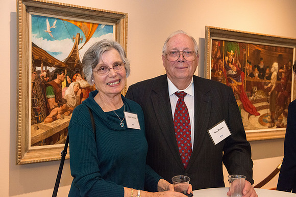 President Henry J Eyring hosts a reception and dinner in the Conference Center in Salt Lake City, Utah. March 2019