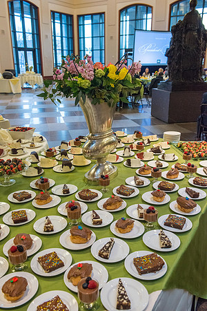 President Henry J Eyring hosts a reception and dinner in the Conference Center in Salt Lake City, Utah. March 2019