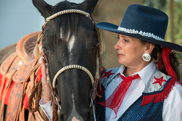 Julie Lee is an Americana horseback rider and has been affiliated with teaching at BYU-Idaho.