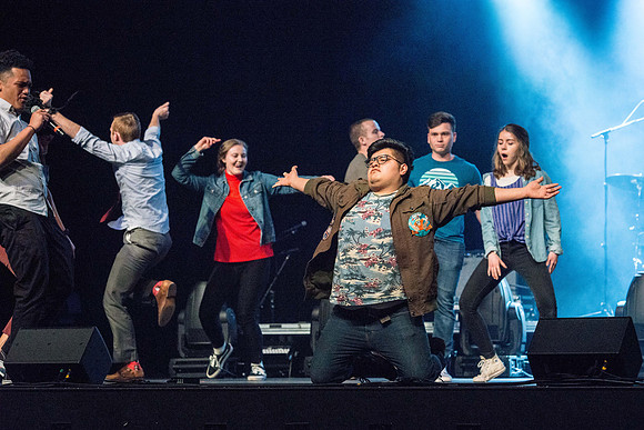 BYUI's Got Talent, students share their talents on stage in the Hart Auditorium. - Mar 2019
