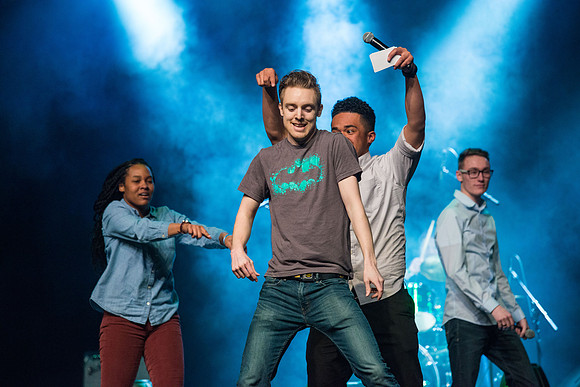 BYUI's Got Talent, students share their talents on stage in the Hart Auditorium. - Mar 2019