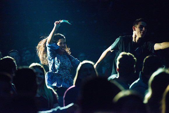 BYUI's Got Talent, students share their talents on stage in the Hart Auditorium. - Mar 2019