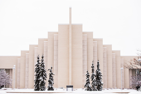 BYU-Idaho Campus during Winter Semester