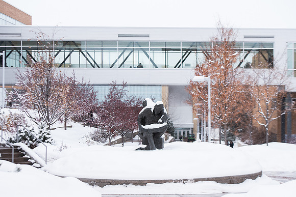 BYU-Idaho Campus during Winter Semester