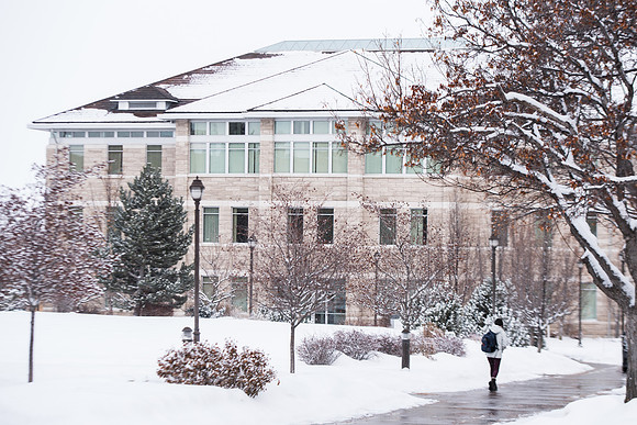 BYU-Idaho Campus during Winter Semester