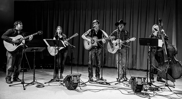 This bluegrass band perform the songs they've been learning all semester in their Bluegrass class.