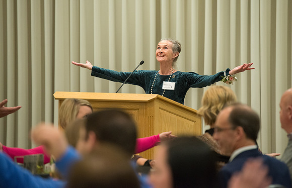 Eliza R Snow Society Evening of Honors recognizes Patricia Dienhart for her excellence in the arts for her lifelong talent and contribution to the art of Ballet.