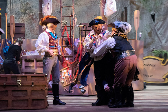 Department of Music, the Department of Theatre and Dance collaborate in a storytelling adventure on the high seas. They performs the drama The Pirates of Penzance.
