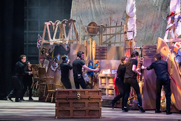 Department of Music, the Department of Theatre and Dance collaborate in a storytelling adventure on the high seas. They performs the drama The Pirates of Penzance.