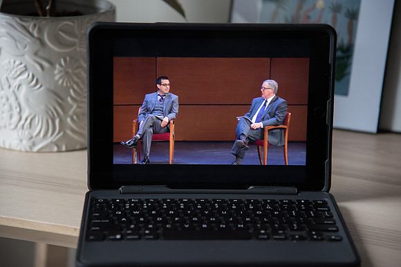 BYU-Idaho University Forum Livestream during the COVID-19 quarantine titled: Successfully Entering Your Career In Times of Economic Challenges featuring dean of Faculty Development Sid Palmer, direct
