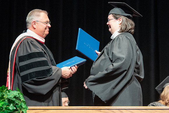 Graduates during Interdisciplinary Studies convocation.